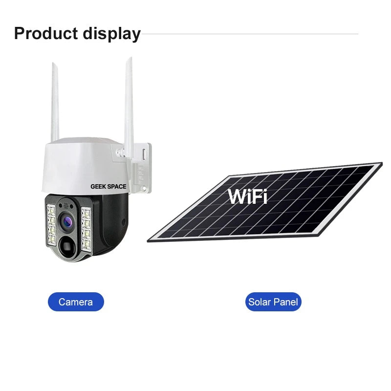 A&H Geek Space VC3-WiFi Solar-Powered Smart Surveillance Camera