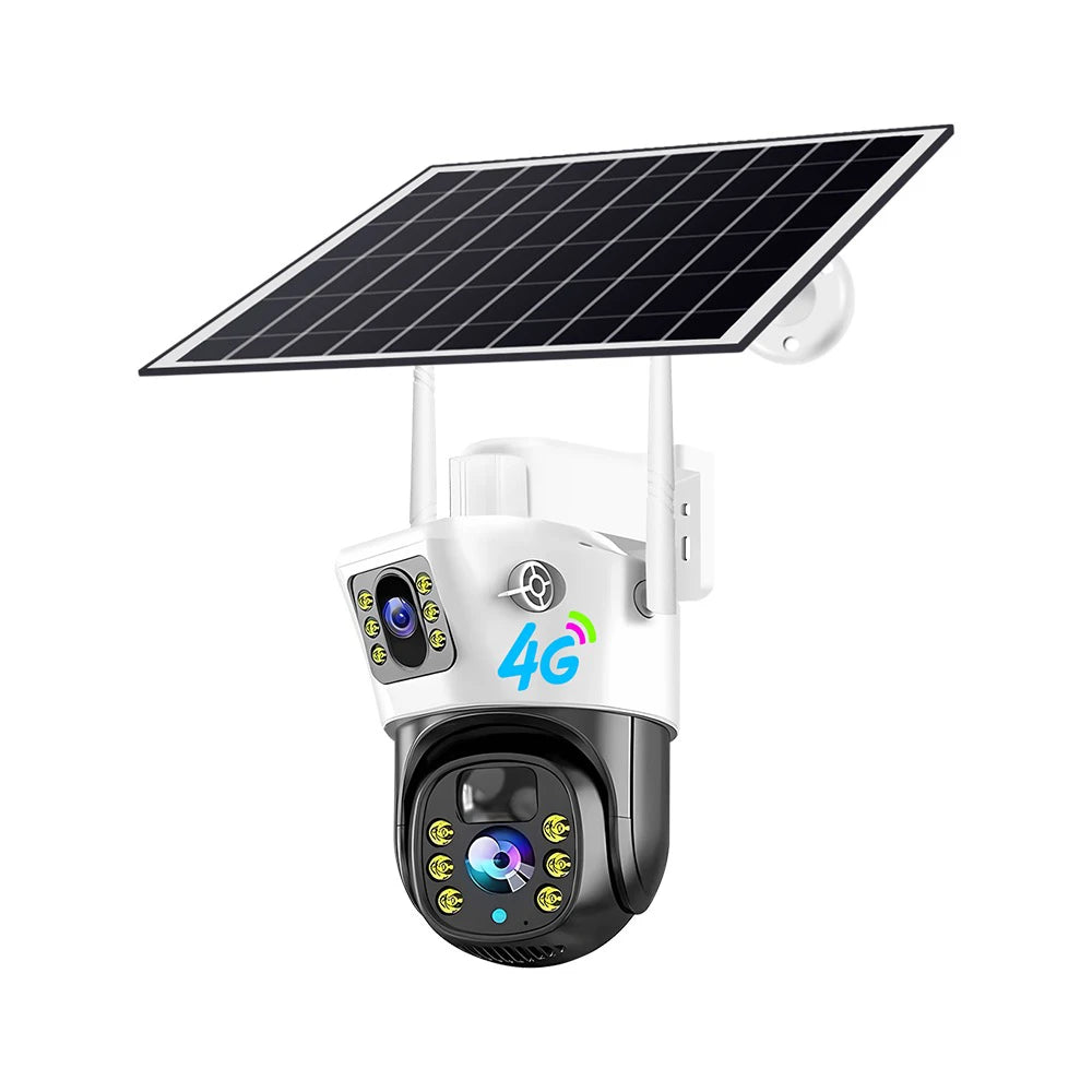 AH - Geek Space VCS09-4G Solar 4G Outdoor Security Camera with IP66 Waterproof Rating