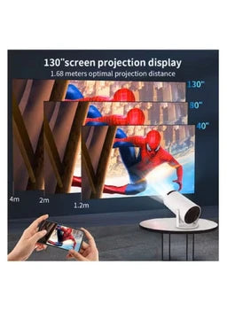AH - GEEK SPACE HY300 Mini Home Projector