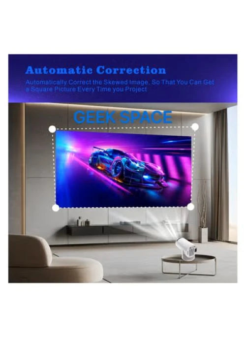 AH - GEEK SPACE HY300 Mini Home Projector