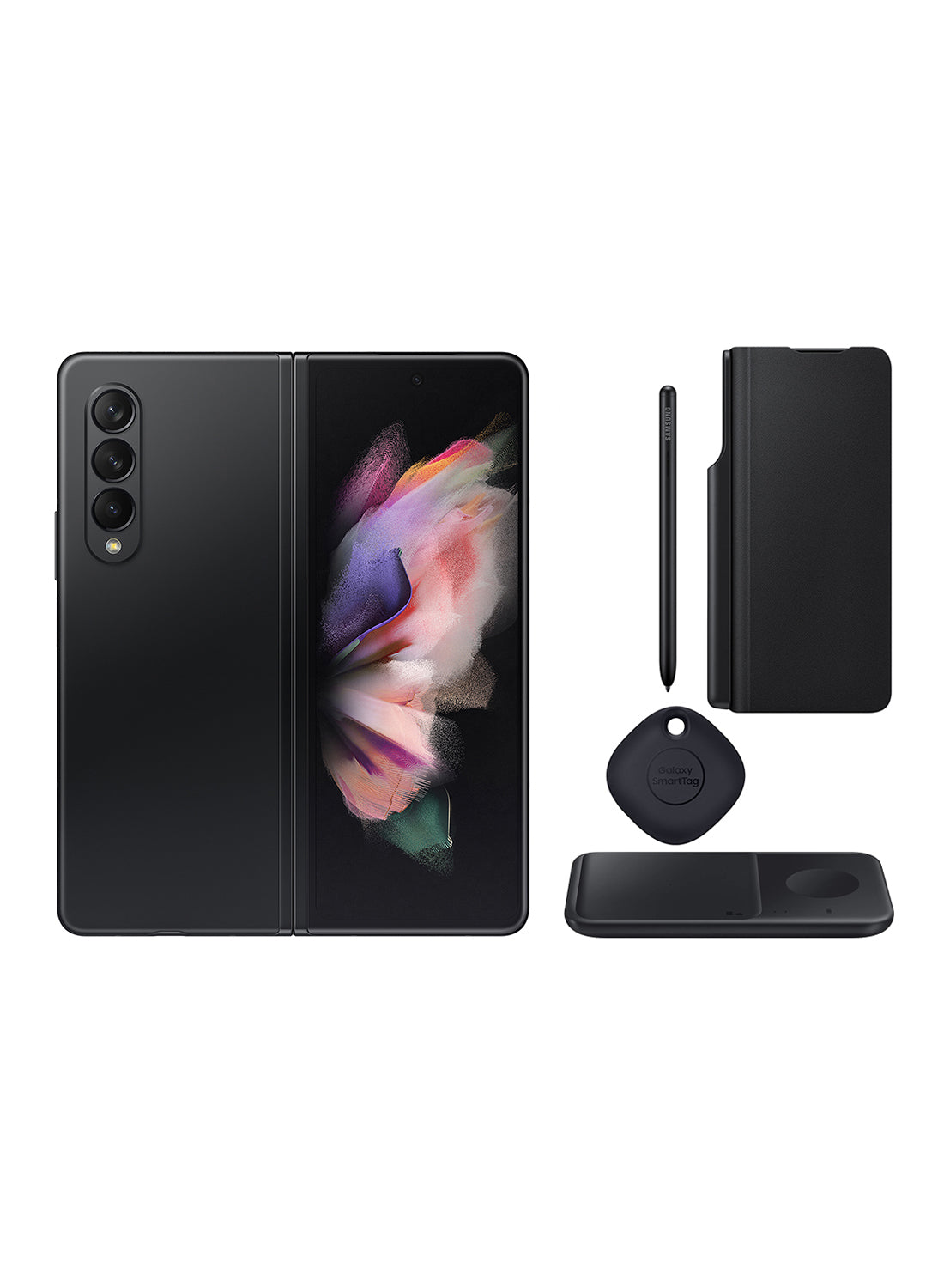 Samsung Galaxy Z Fold3 5G Phantom Black – 12GB RAM, 256GB Storage (Single SIM, Intl. Version)