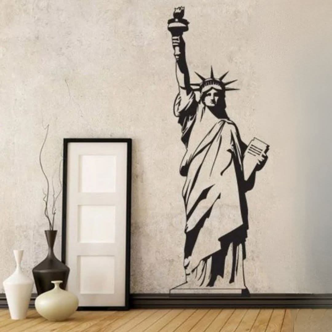 Statue of Liberty Wall Art – Patriotic Vinyl Wall Art