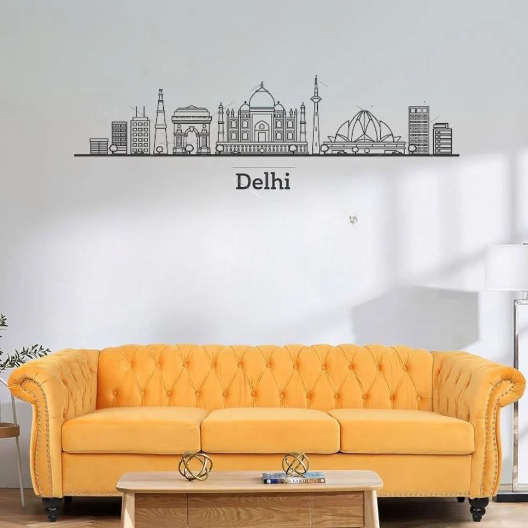 Delhi Skyline Wall Décor