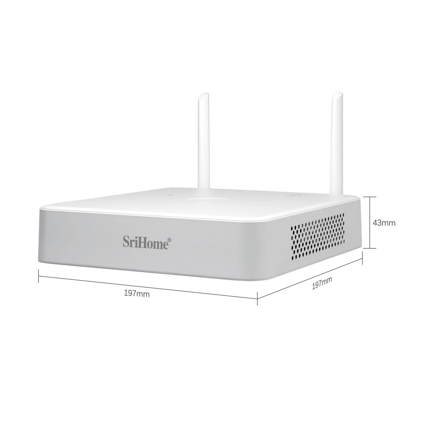 Wireless Security Camera System - 8 Channel WiFi NVR, Supports HD Cameras