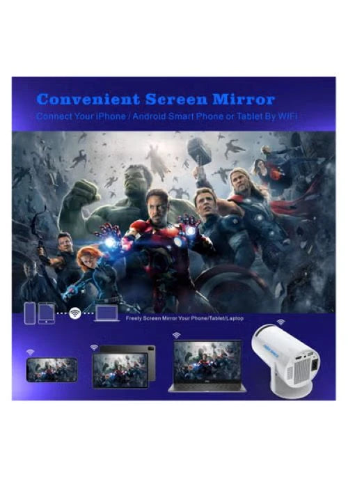 AH - GEEK SPACE HY300 Mini Home Projector