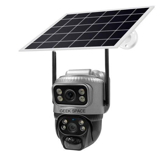 AH - GEEK SPACE VTS02-WIFI Solar Security Camera (V380 App Compatible)