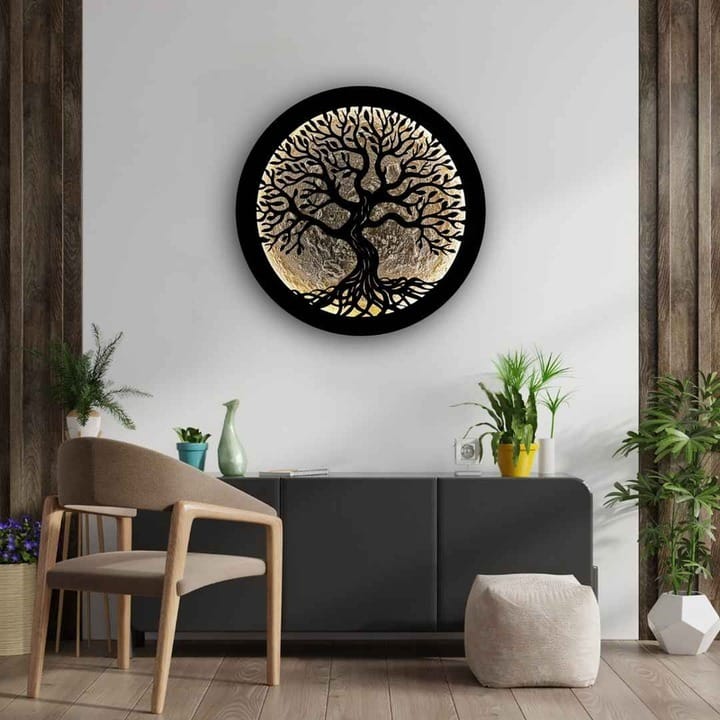 JDD - Golden Heritage – Tree of Life Luminous Art Frame