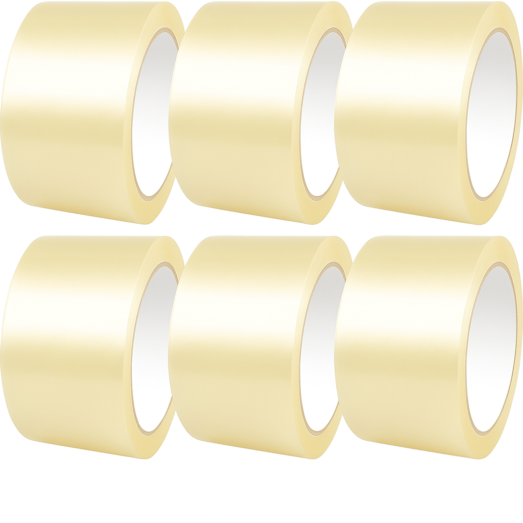 JDD - Al Nafoorah 50 yards of clear packing tape, 2 inches in diameter Strong, Heavy-Duty Packaging Tape for Sealing Office Supplies, Large Postal Bags, Moving Boxes.