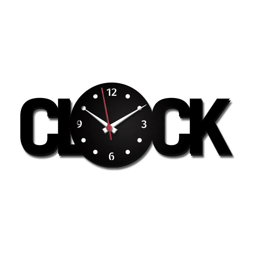 FAIRYTALE CLOCK Acrylic DIY 3D Wall Clock, Wall Decorations